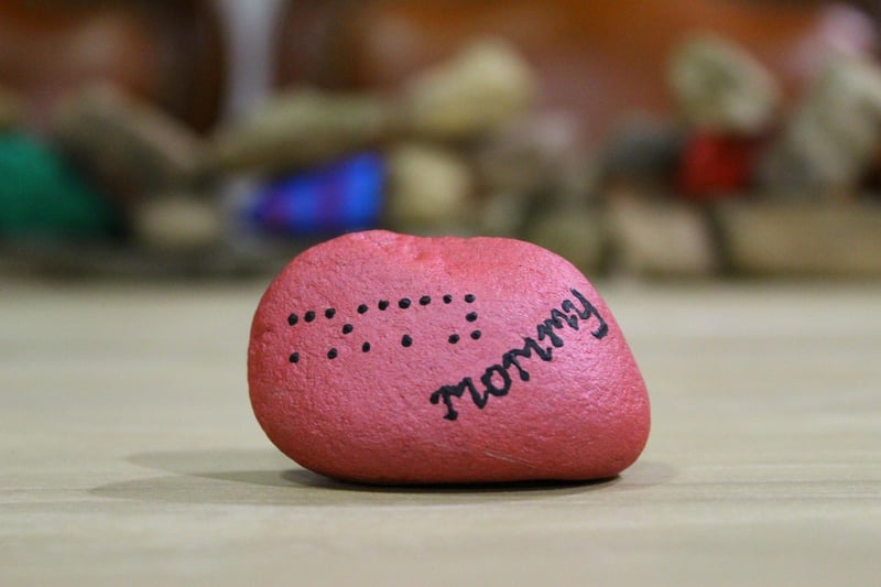 Painted Rock Garden Markers